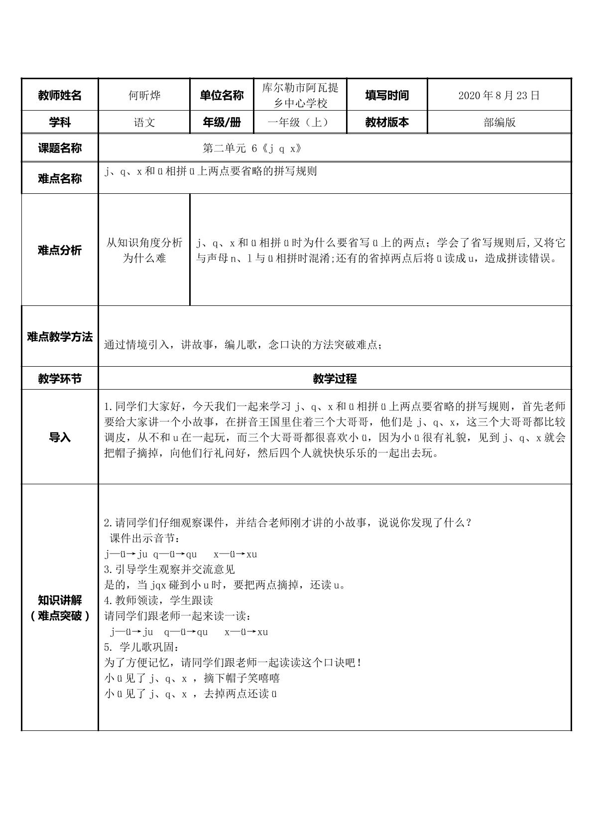 j、q、x和ü相拼ü上两点要省略的拼写规则