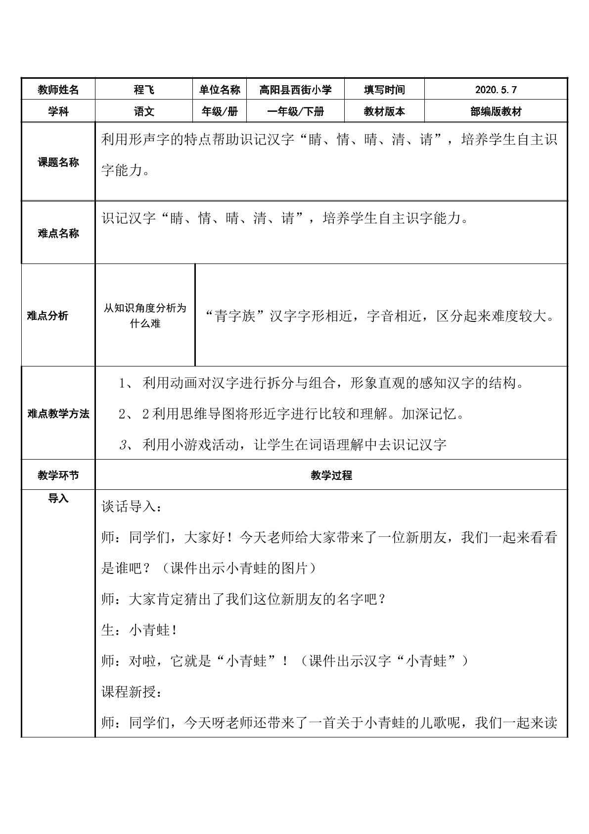 小青蛙