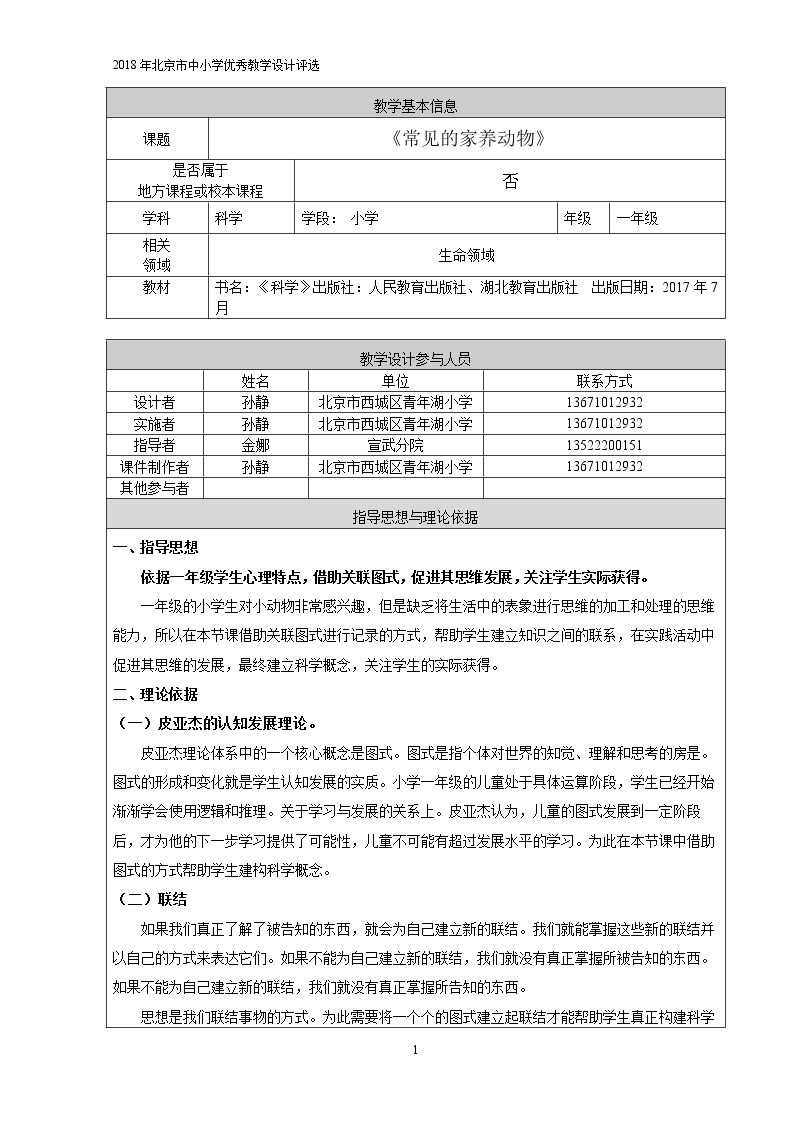 6 常见的家养动物