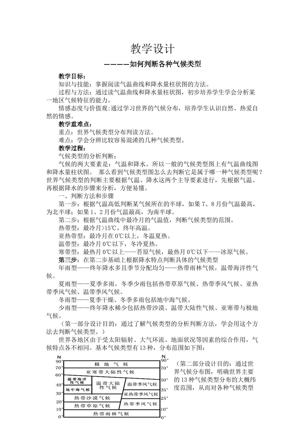 如何判别气候类型