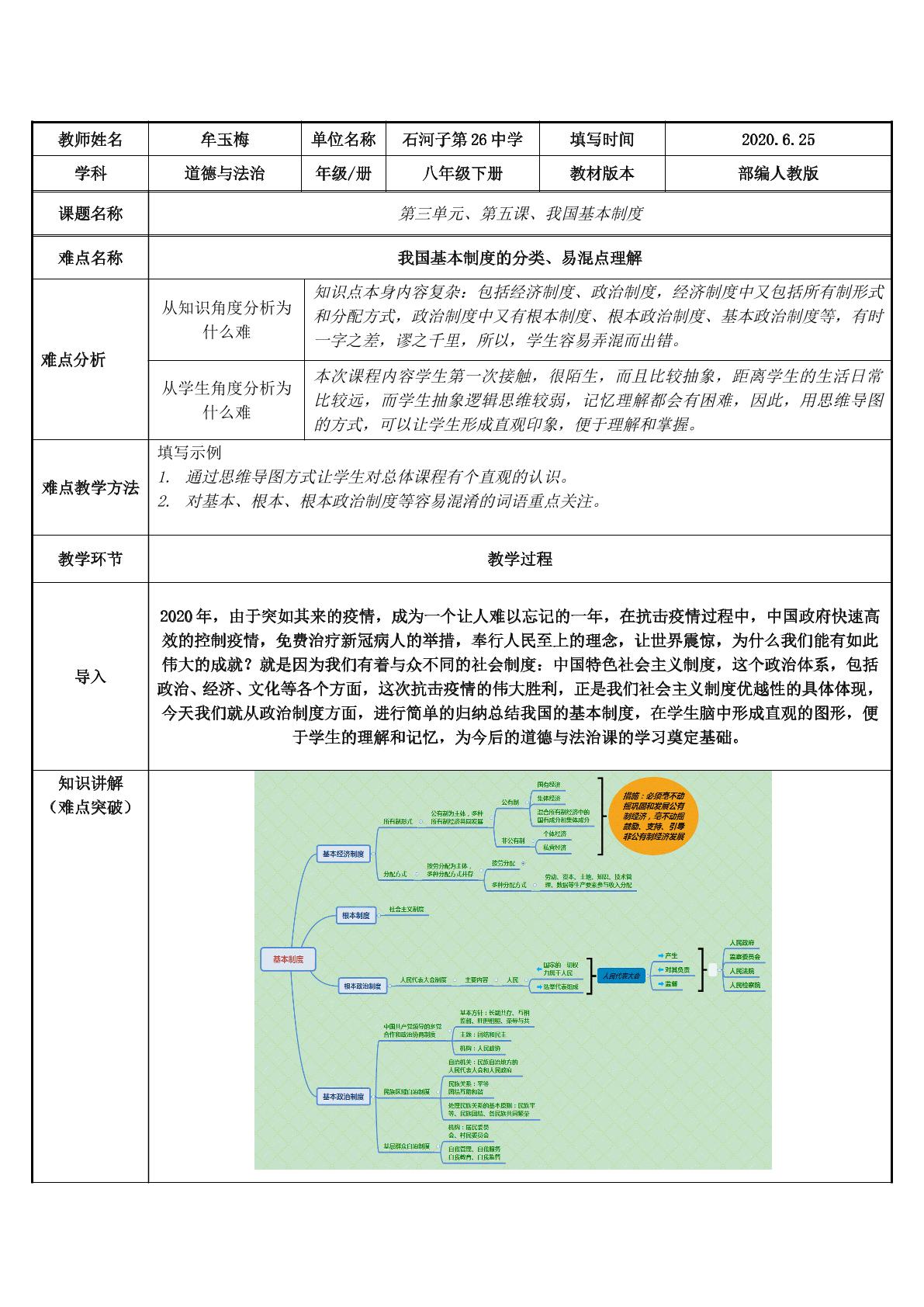 我国的基本制度