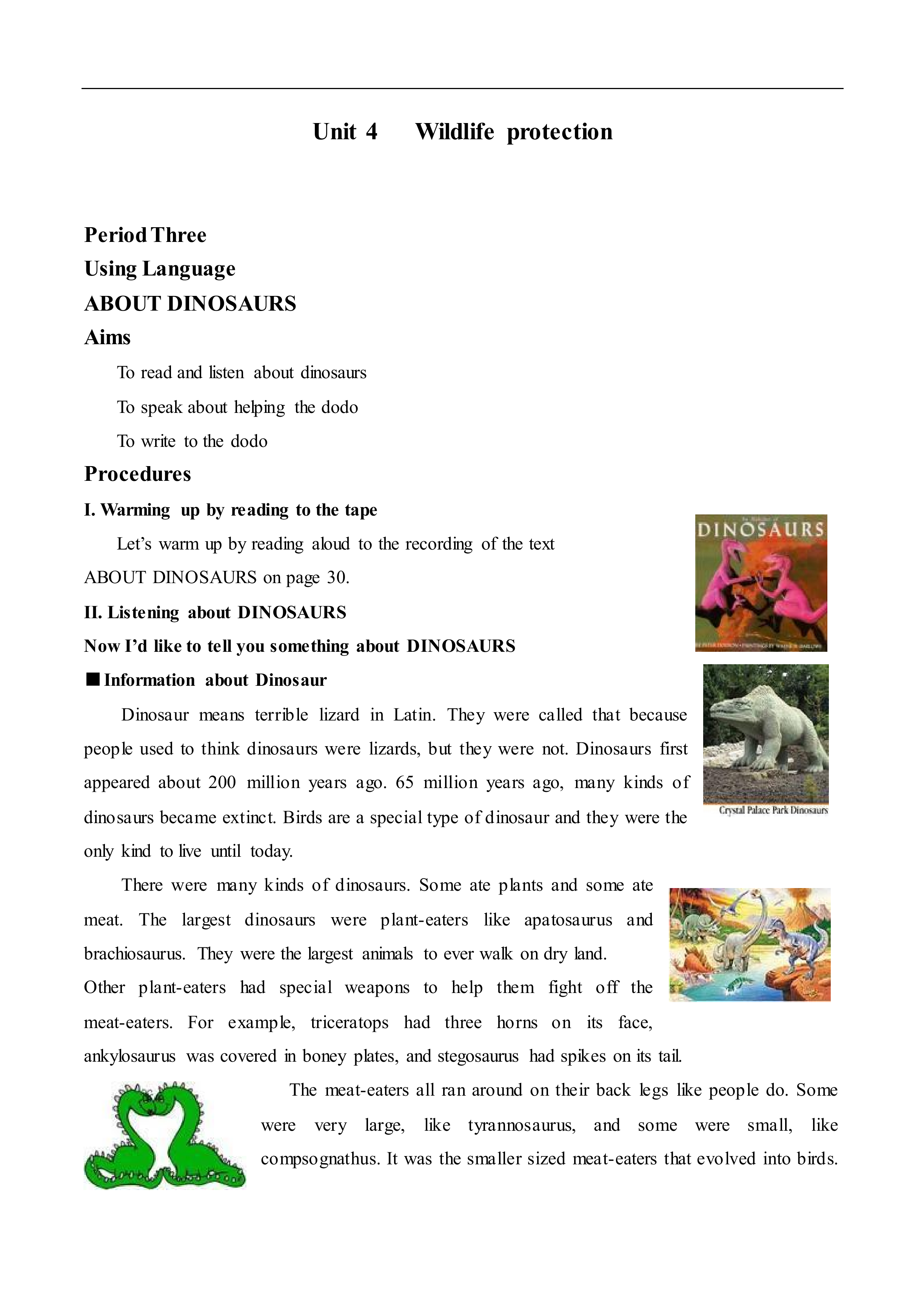 Wildlife protection_教案3