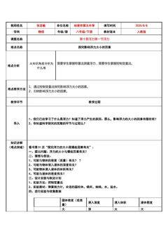 探究影响浮力大小的因素