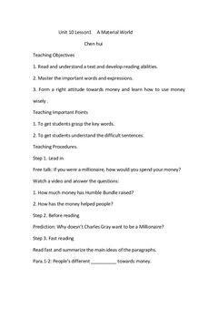 Lesson 1 A Material World