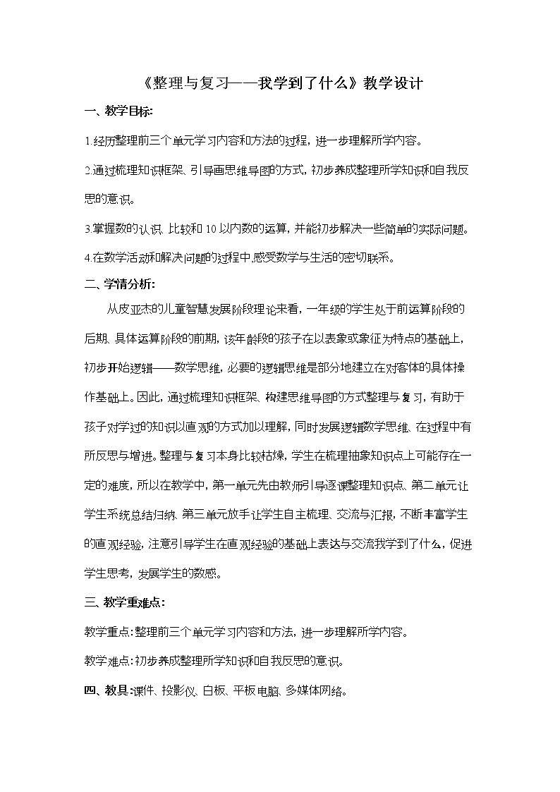 我学到了什么