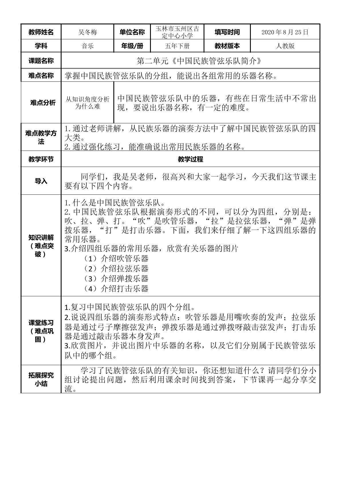 中国民族管弦乐队简介