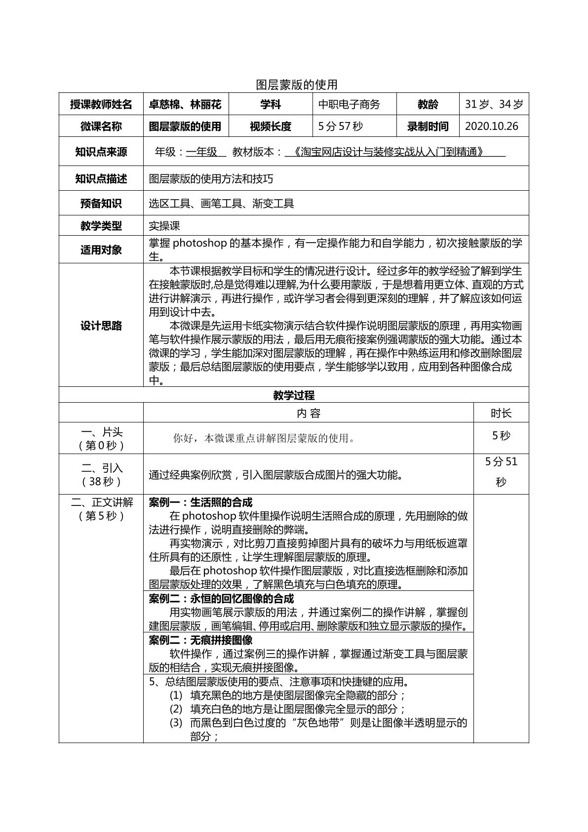 图层蒙版的使用