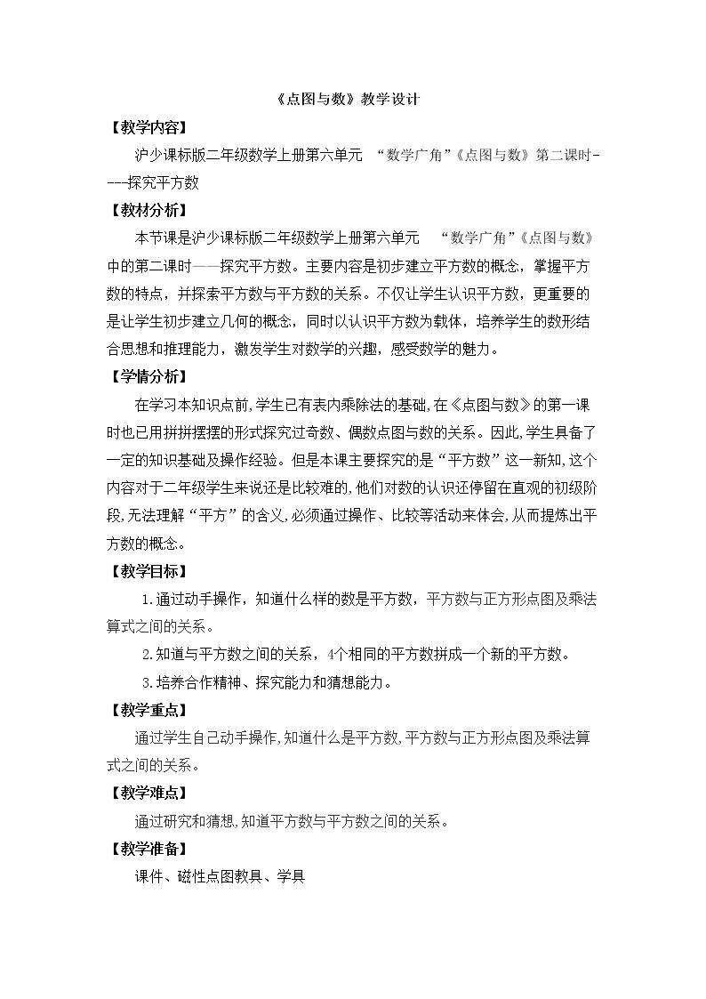 数学广场——点图与数