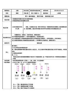 单摆回复力的分析