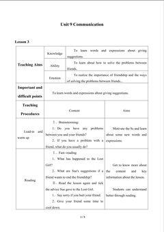 Unit 9 Communication_教案3