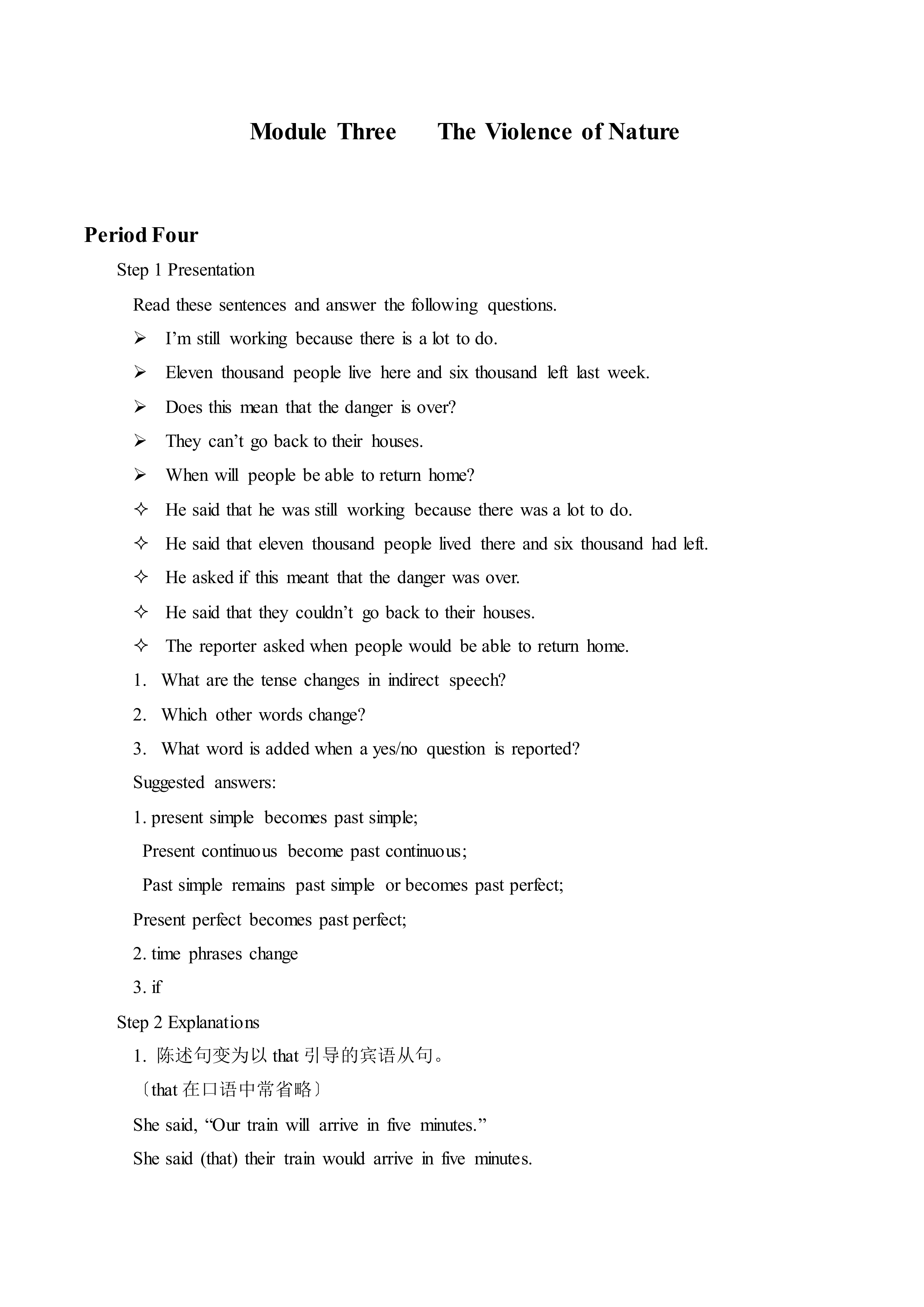 The Violence of Nature _教案2