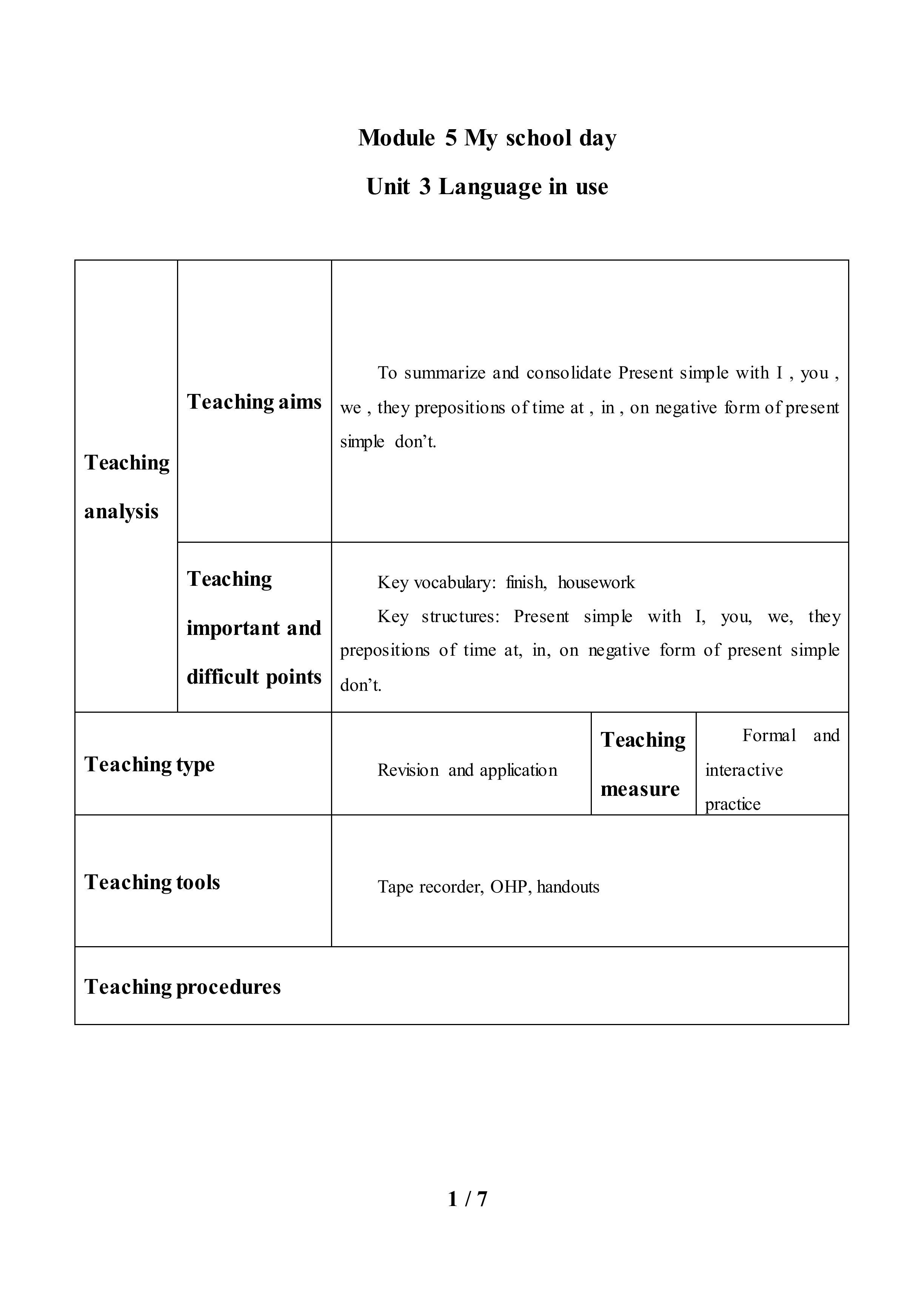 Unit 3 Language in use_教案1