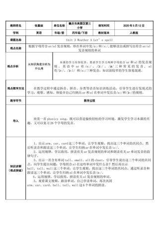 Unit 3 Weather A Let’s spell