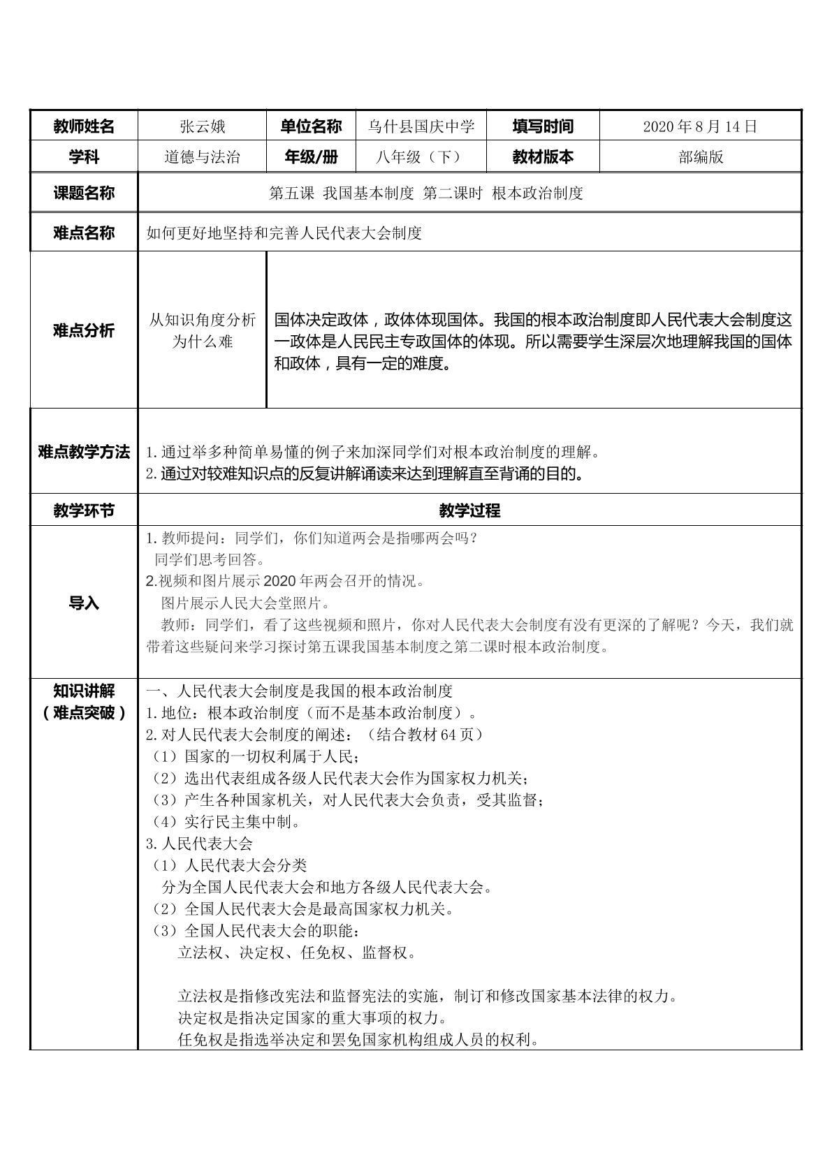 根本政治制度