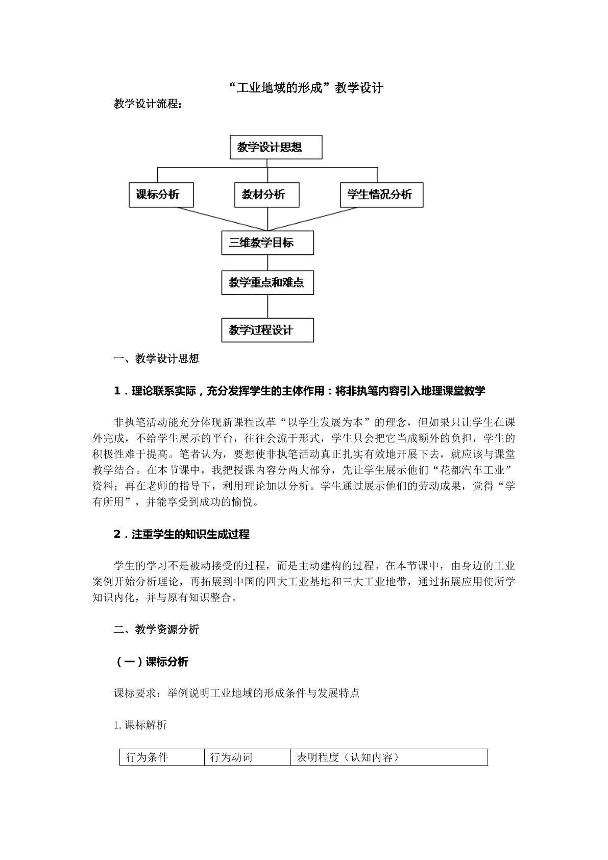 地理高中必修二第四章第二节教学设计1