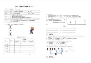 凸透镜成像教学设计