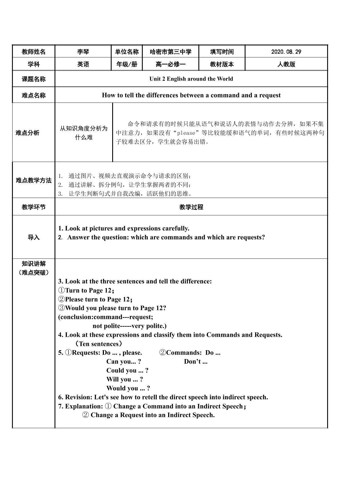 Unit 2 English around the world