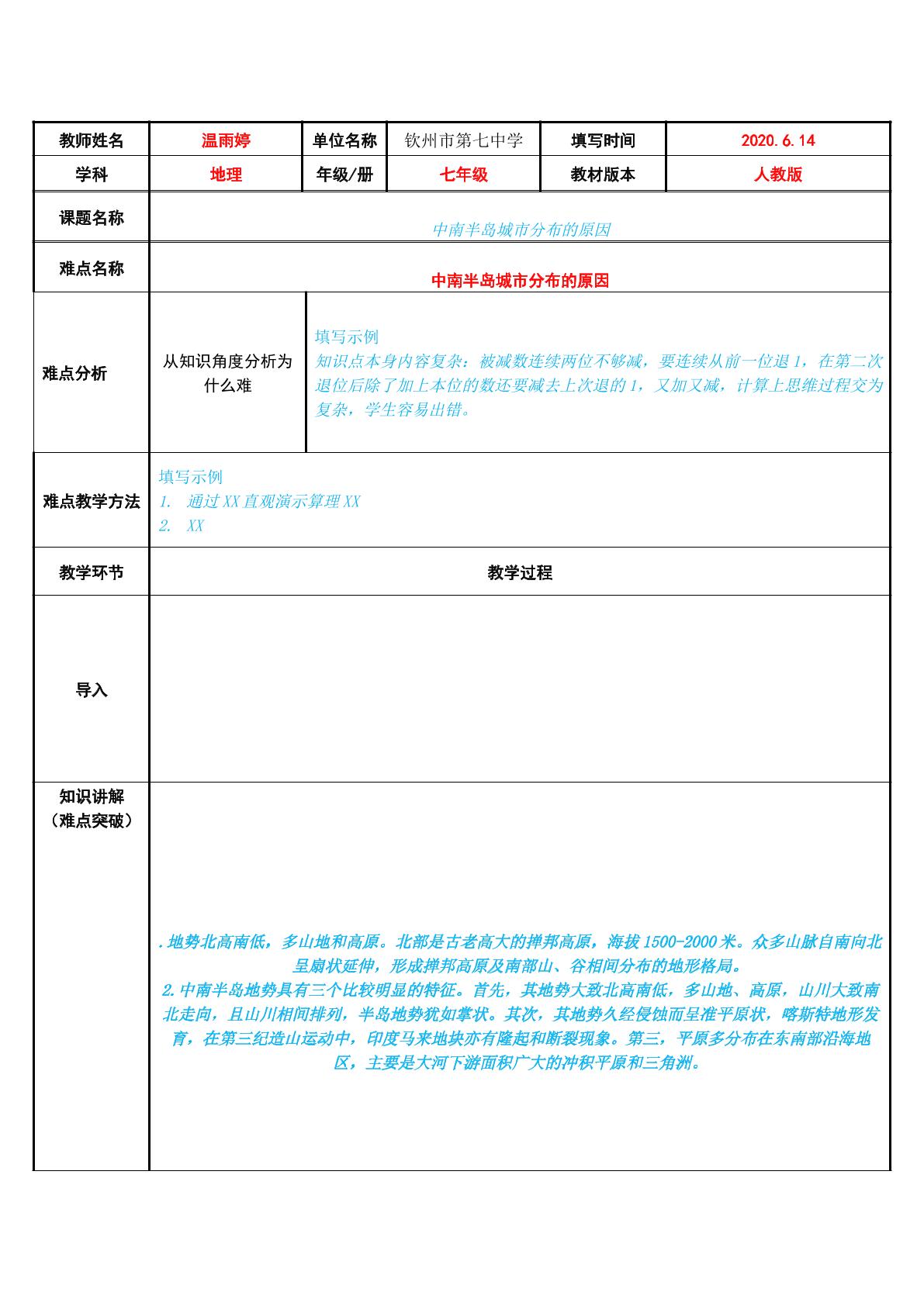 中南半岛城市分布的原因