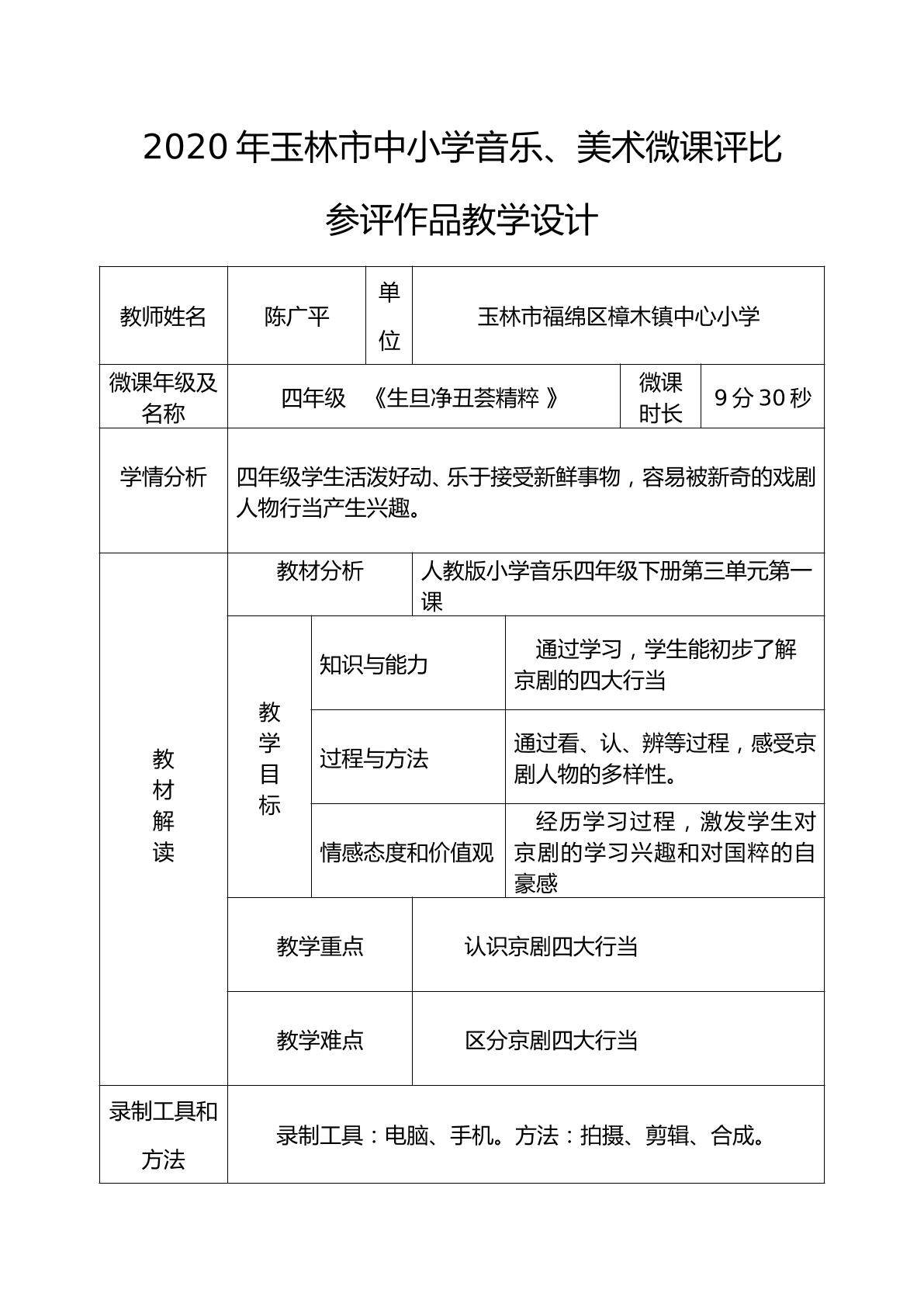 生旦净丑荟精粹