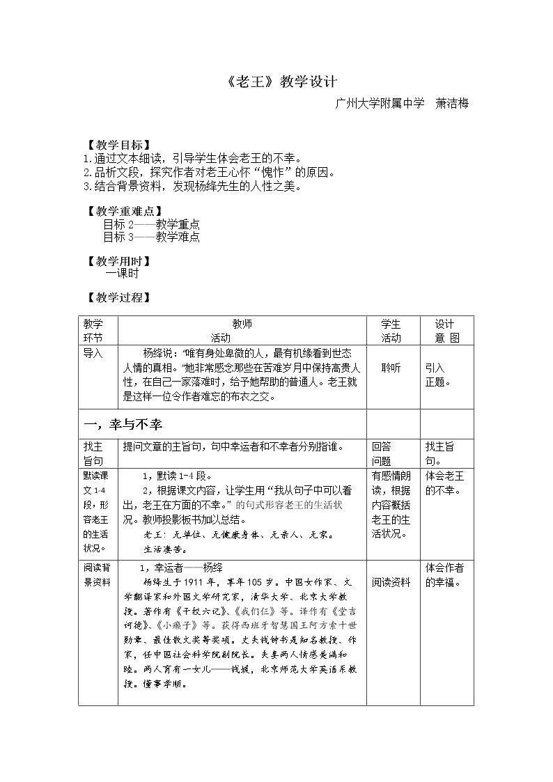 10 老王