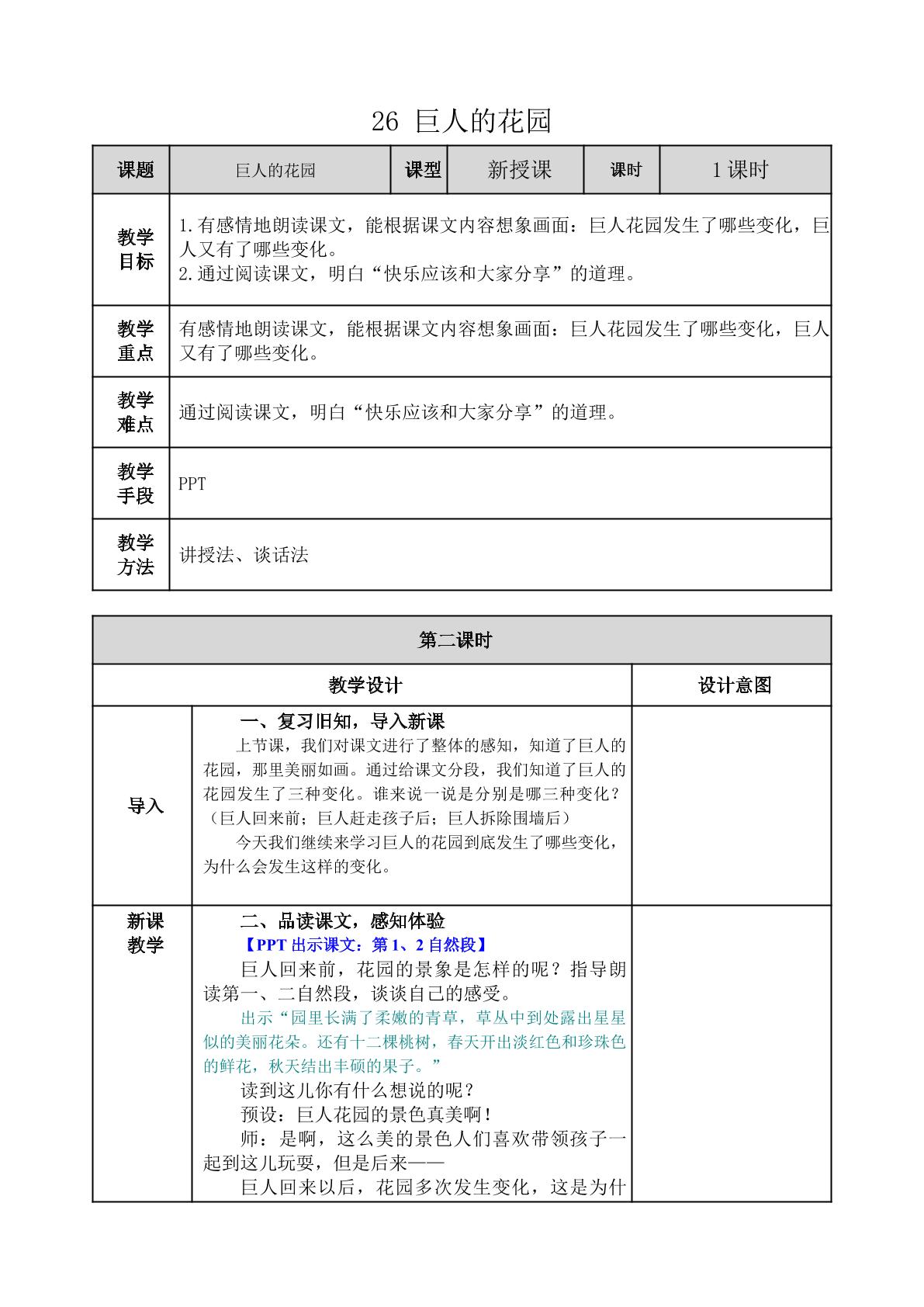 巨人的花园