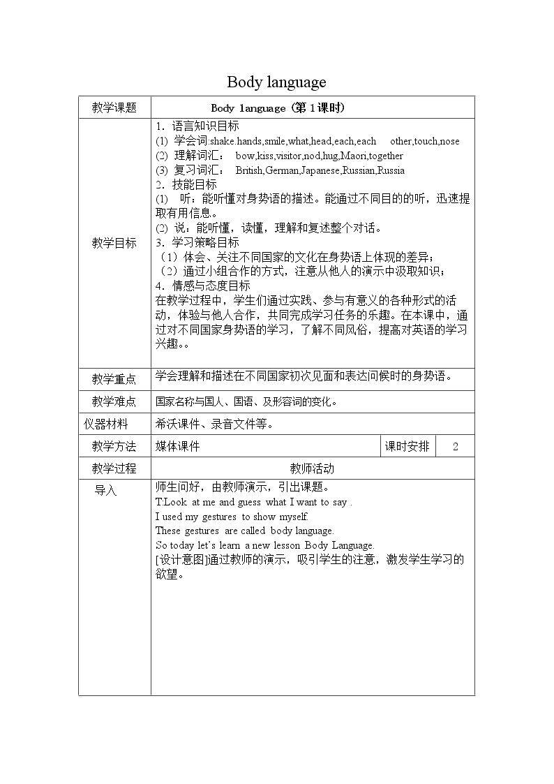 Unit 3 Language in use