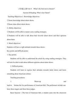 【教案】8年级上册英语人教版Unit 4 Section B 03