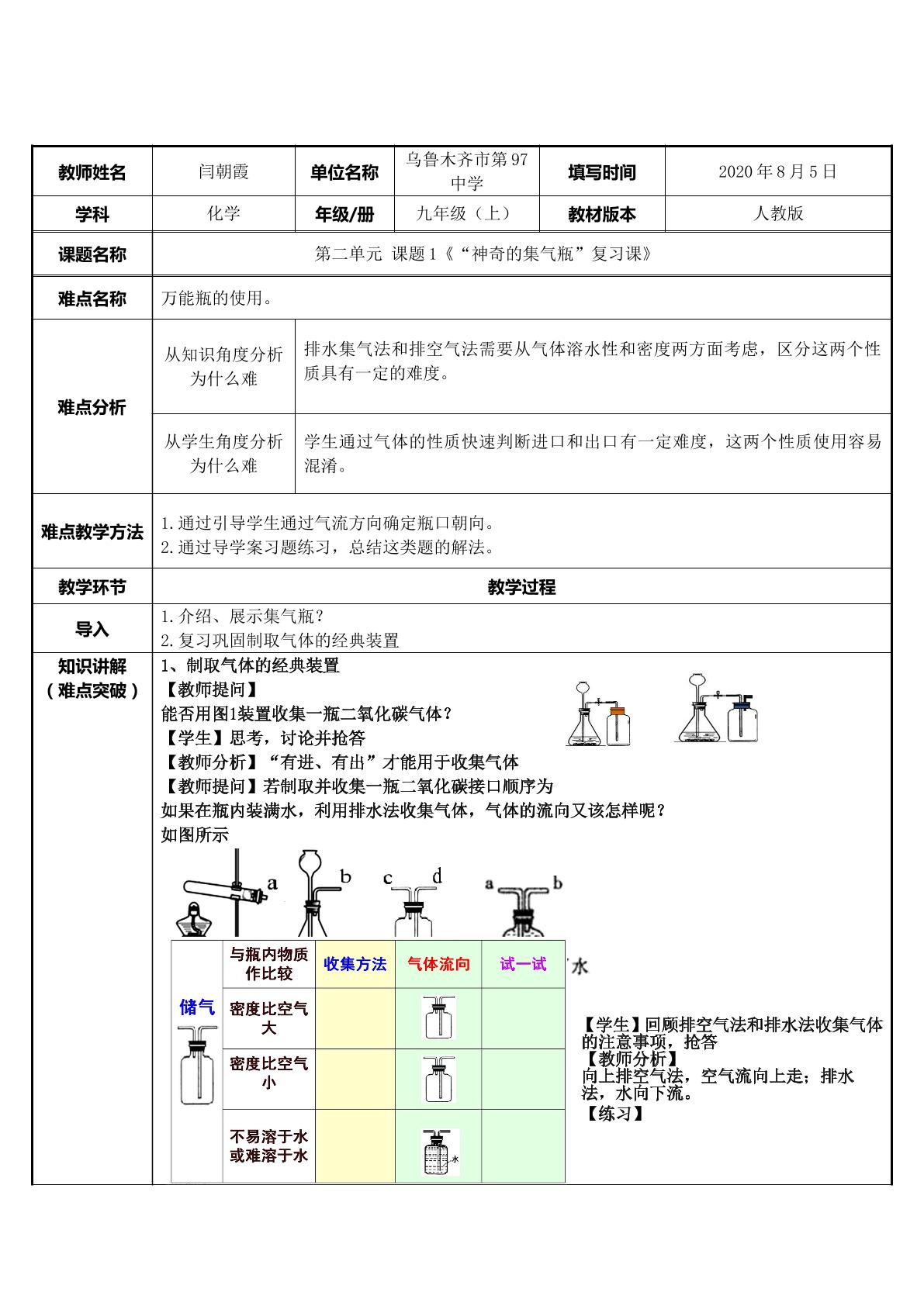 神奇的集气瓶