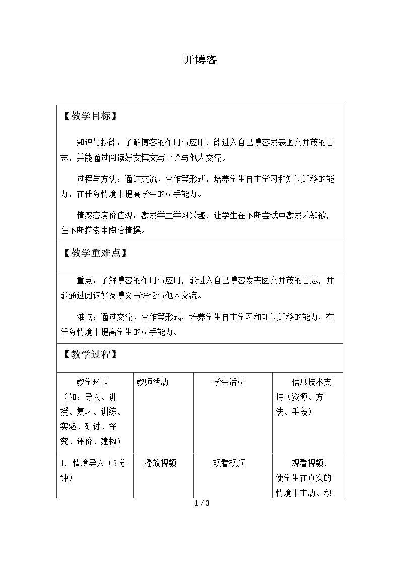 开博客