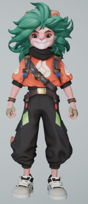 任运皮克斯少年角色形象(unity版)