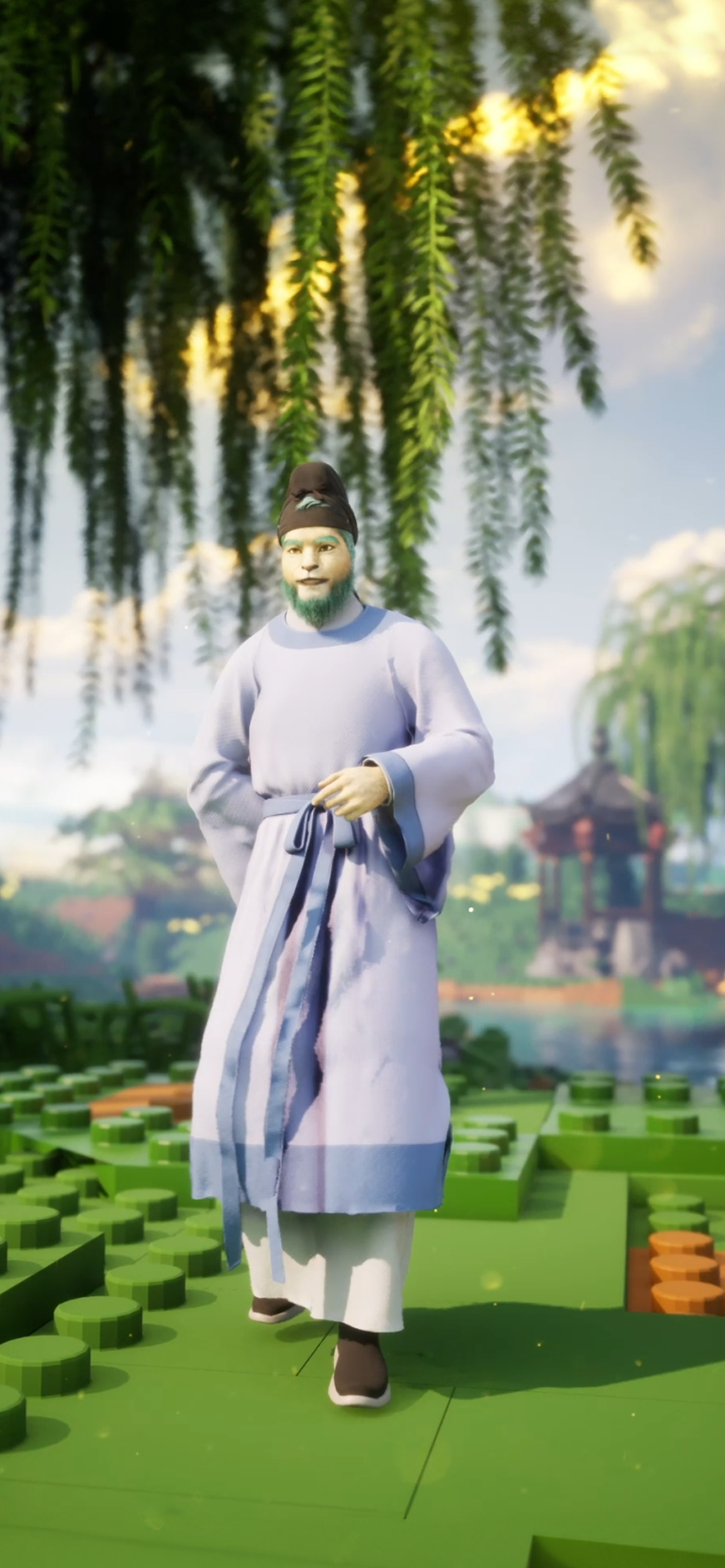 任运-咏柳 无字版